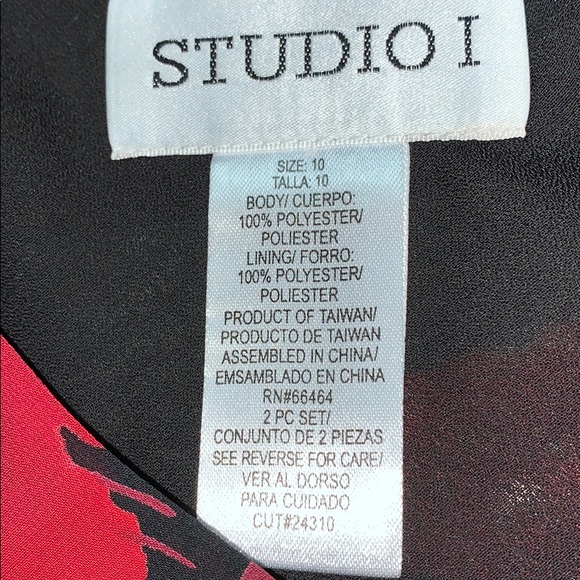 Studio One Midi Skirt Set Size 10 EUC - Picture 7 of 13